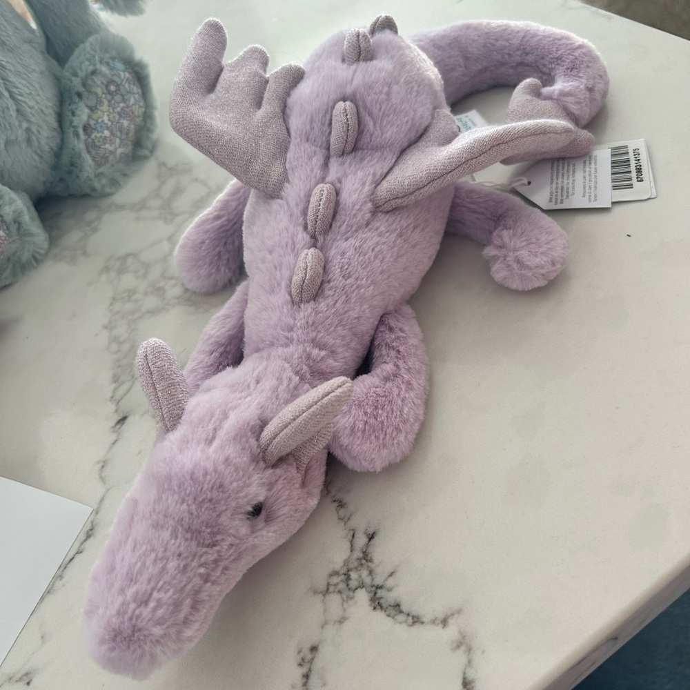 Jellycat Lavender Plush Dragon-Little